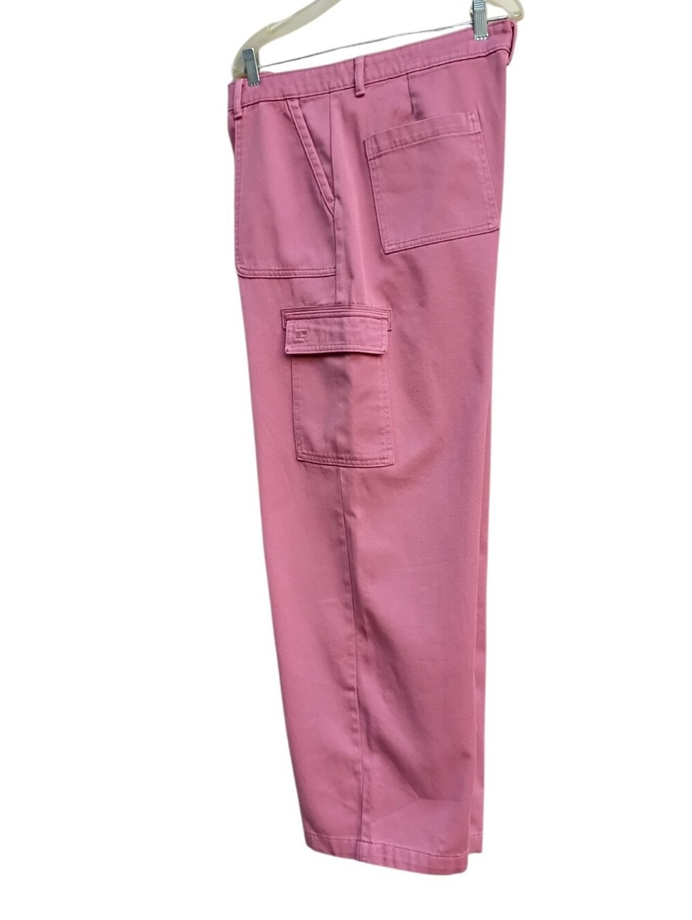 PINK Victoria's Secret Dusty Rose Cargo Pants sz L - Picture 5 of 15